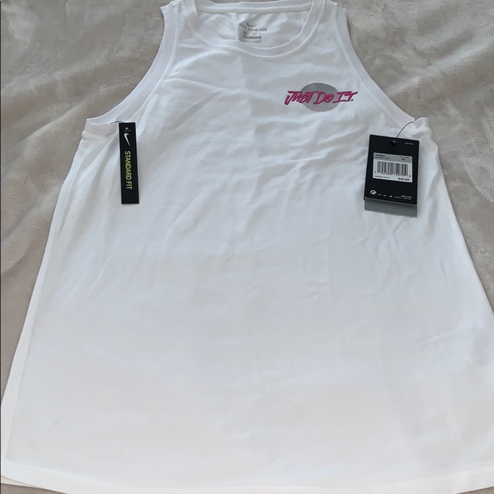 NWT White Nike Tank
